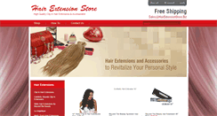 Desktop Screenshot of hairextensionstore.biz